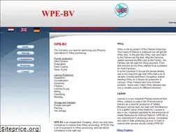 Sites similar to wpe-bv.nl