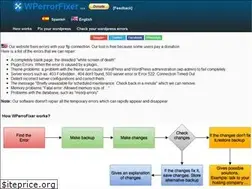 Sites similar to wperrorfixer.com