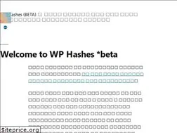 Sites similar to wphashes.com