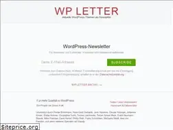 Sites similar to wpletter.de