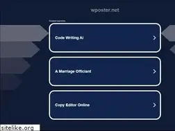 Sites similar to wposter.net