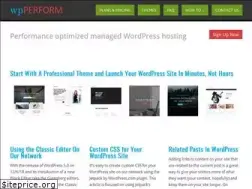 Sites similar to wpperform.com