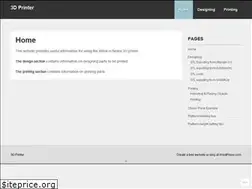 Sites similar to wps3dprinter.wordpress.com