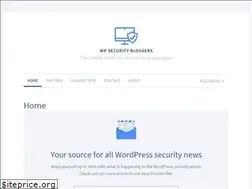Sites similar to wpsecuritybloggers.com