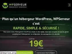 Sites similar to wpserveur.net