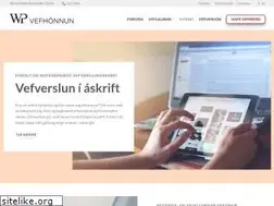 Sites similar to wpvefhonnun.is