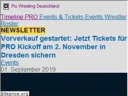 Sites similar to wrestling.pro