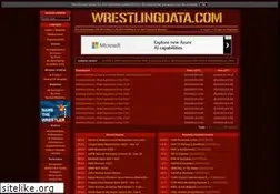Sites similar to wrestlingdata.com