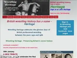 Sites similar to wrestlingheritage.co.uk