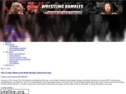 Sites similar to wrestlingrambles.com
