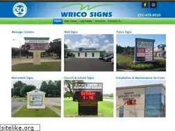 Sites similar to wricosigns.com