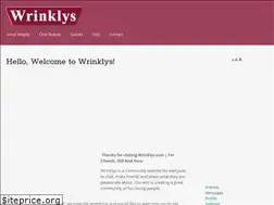 Sites similar to wrinklys.com