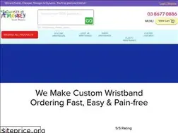 Sites similar to wristbandmonkey.com.au
