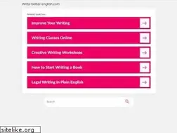 Sites similar to write-better-english.com