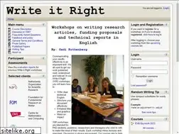 Sites similar to write-it-right.org