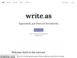 Sites similar to write.as