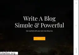 Sites similar to writeablog.net