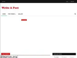 Sites similar to writeapost.com