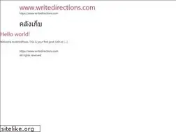 Sites similar to writedirections.com