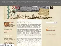 Sites similar to writeforareader.blogspot.com