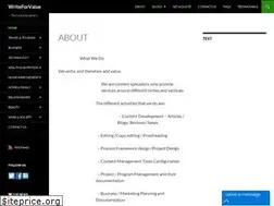 Sites similar to writeforvalue.com