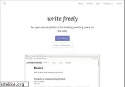 Sites similar to writefreely.org