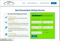 Sites similar to writemydissertation.com