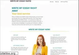 Sites similar to writemyessayrapid.com