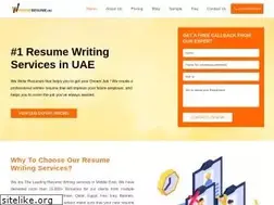 Sites similar to writemyresume.ae
