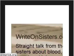 Sites similar to writeonsisters.com