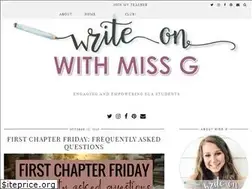 Sites similar to writeonwithmissg.com