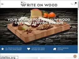Sites similar to writeonwood.com