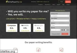 Sites similar to writepaperfor.me