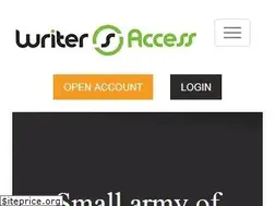 Sites similar to writeraccess.com