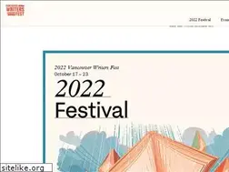 Sites similar to writersfest.bc.ca