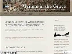 Sites similar to writersinthegrove.com