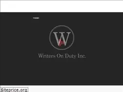 Sites similar to writersonduty.com