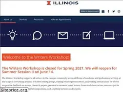 Sites similar to writersworkshop.illinois.edu
