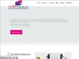 Sites similar to writesolutions.co.nz
