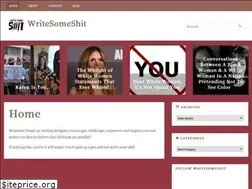 Sites similar to writesomeshit.com