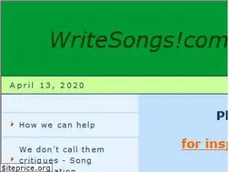 Sites similar to writesongs.com