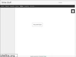 Sites similar to writestuffsj.blogspot.com