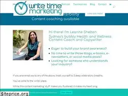 Sites similar to writetimemarketing.com.au