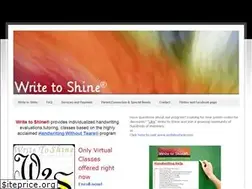 Sites similar to writetoshine.com