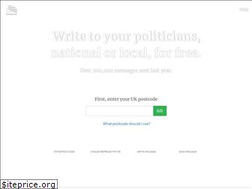 Sites similar to writetothem.com