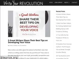 Sites similar to writeyourrevolution.com