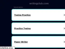 Sites similar to writingclub.com