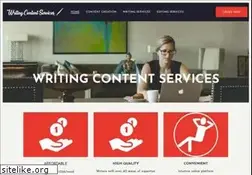 Sites similar to writingcontentservices.com