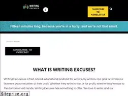 Sites similar to writingexcuses.com