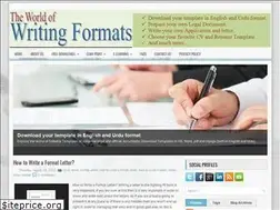 Sites similar to writingformats.blogspot.com